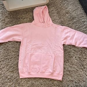 Plain pink hoodie (Unisex)